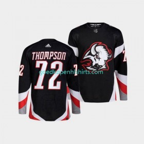 Buffalo Sabres Tage Thompson 72 Adidas 2022-2023 Reverse Retro Zwart Authentic Shirt - Mannen